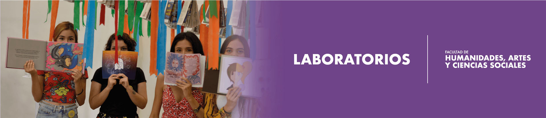 Imagen a manera de banner para señalar la sección de los laboratorios del programa de Diseño de la Universidad de Ibagué